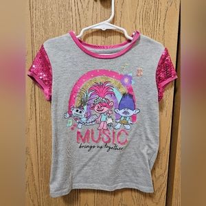 Kids Size 5, Jumping Beans, Trolls Tee Shirt